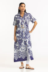 Cambric Printed Long Shirt
