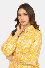Cambric Printed Long Shirt