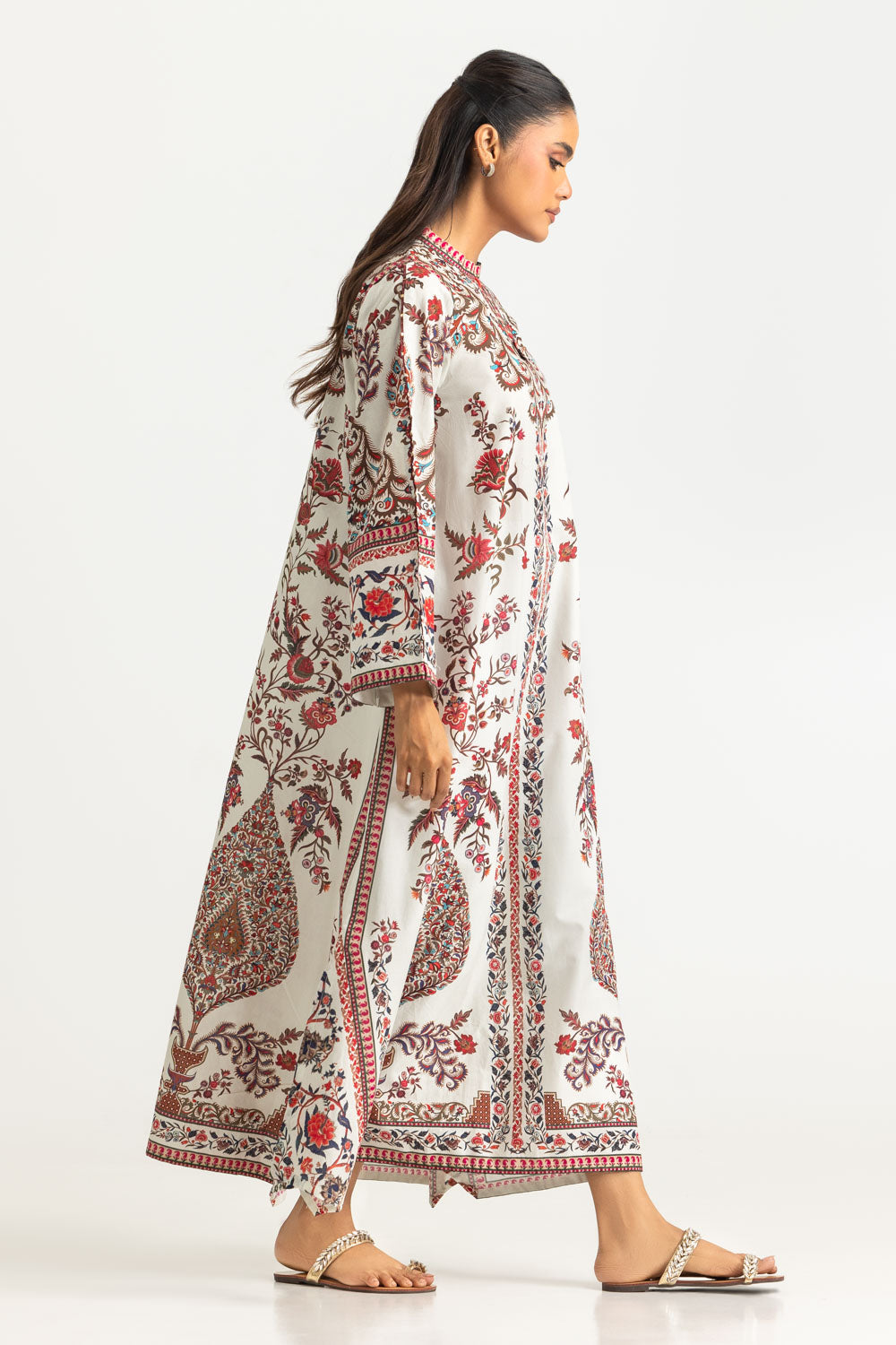Cambric Printed Long Shirt