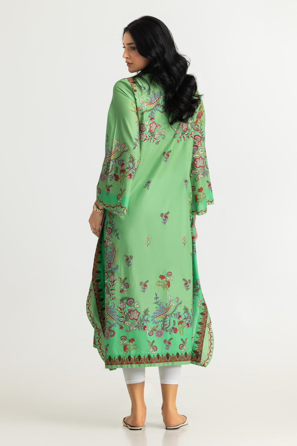 Cambric Printed Long Shirt
