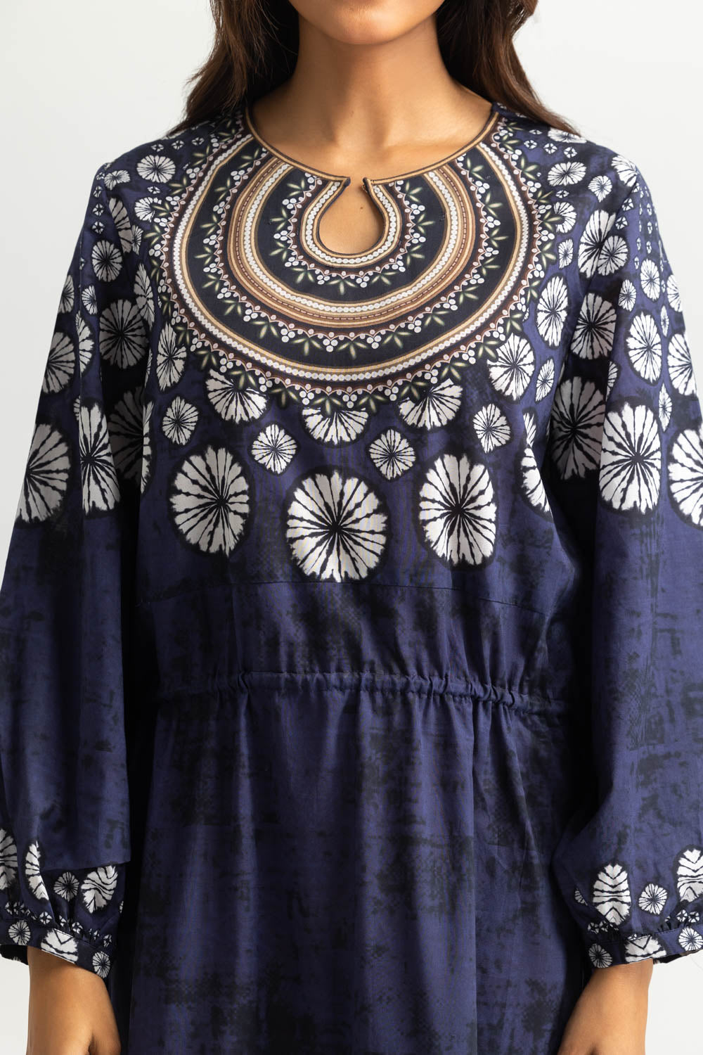 Cambric Printed Long Shirt