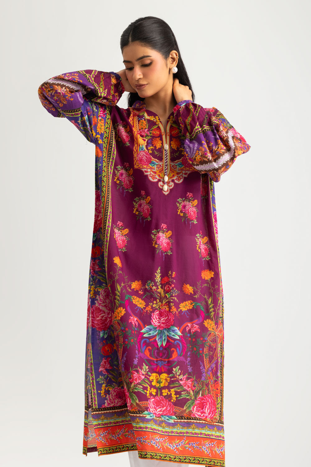 Cambric Printed Shirt