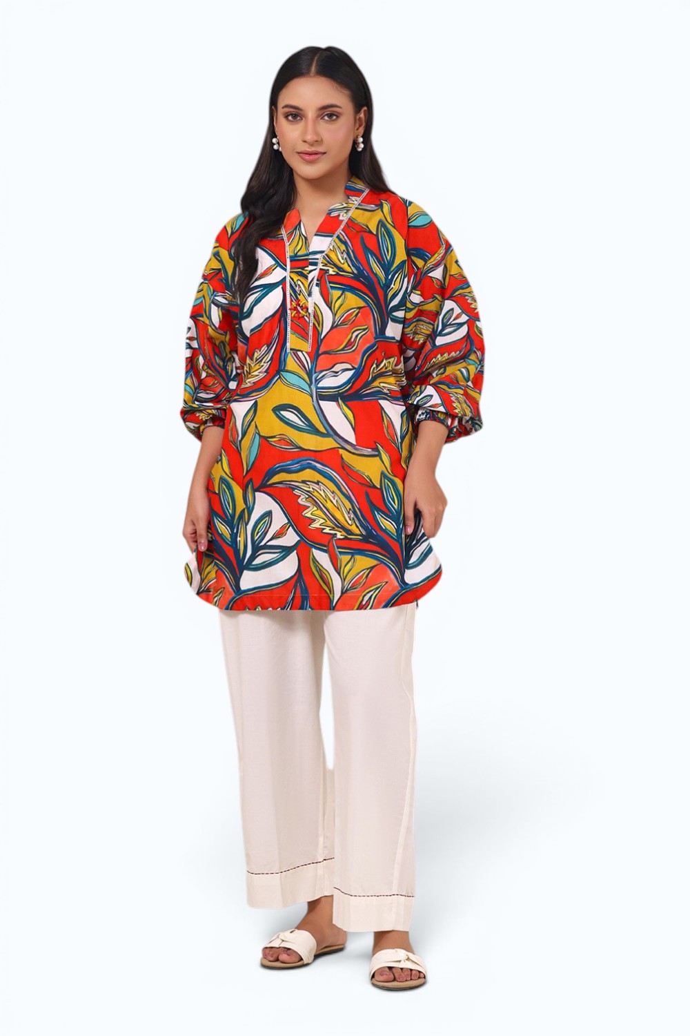 Cambric Printed Shirt