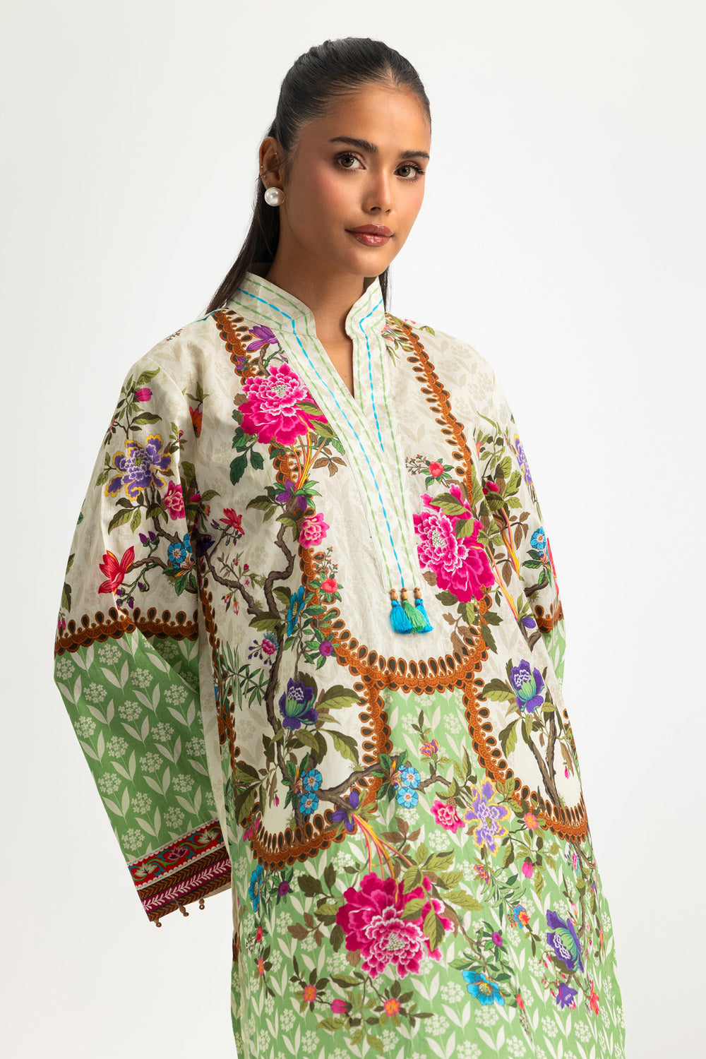 Cambric Printed Shirt