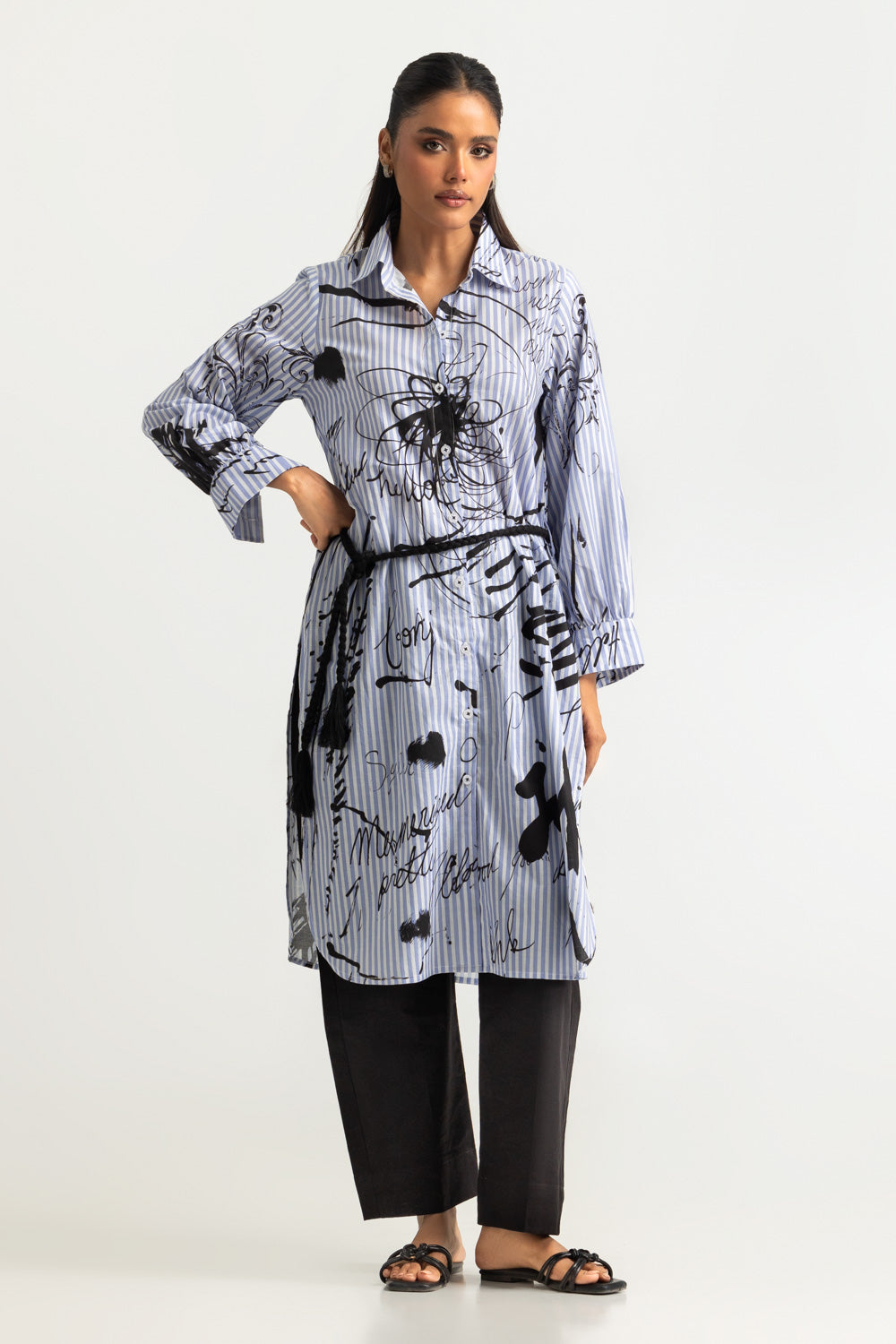 Cambric Printed Shirt