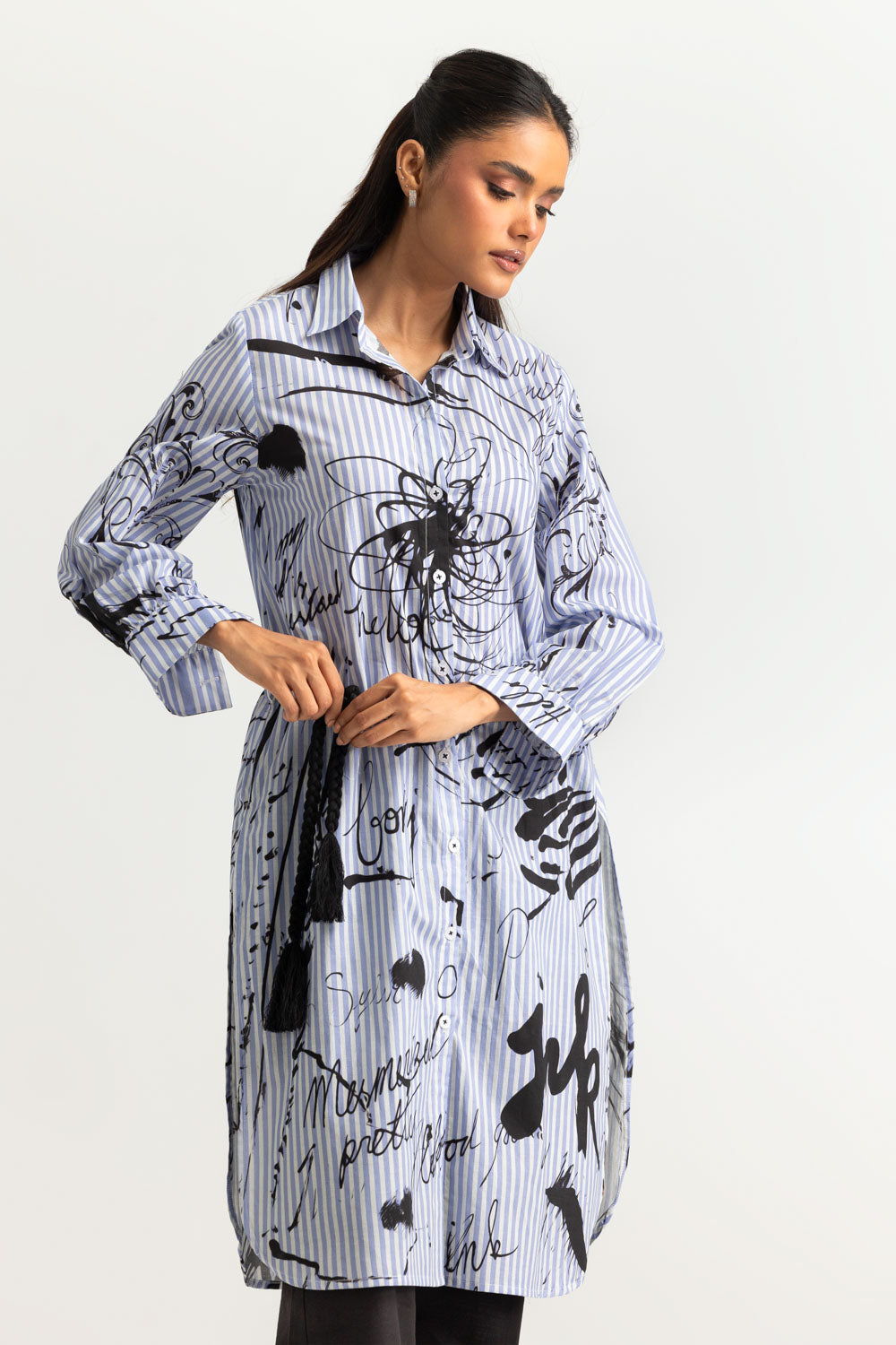 Cambric Printed Shirt