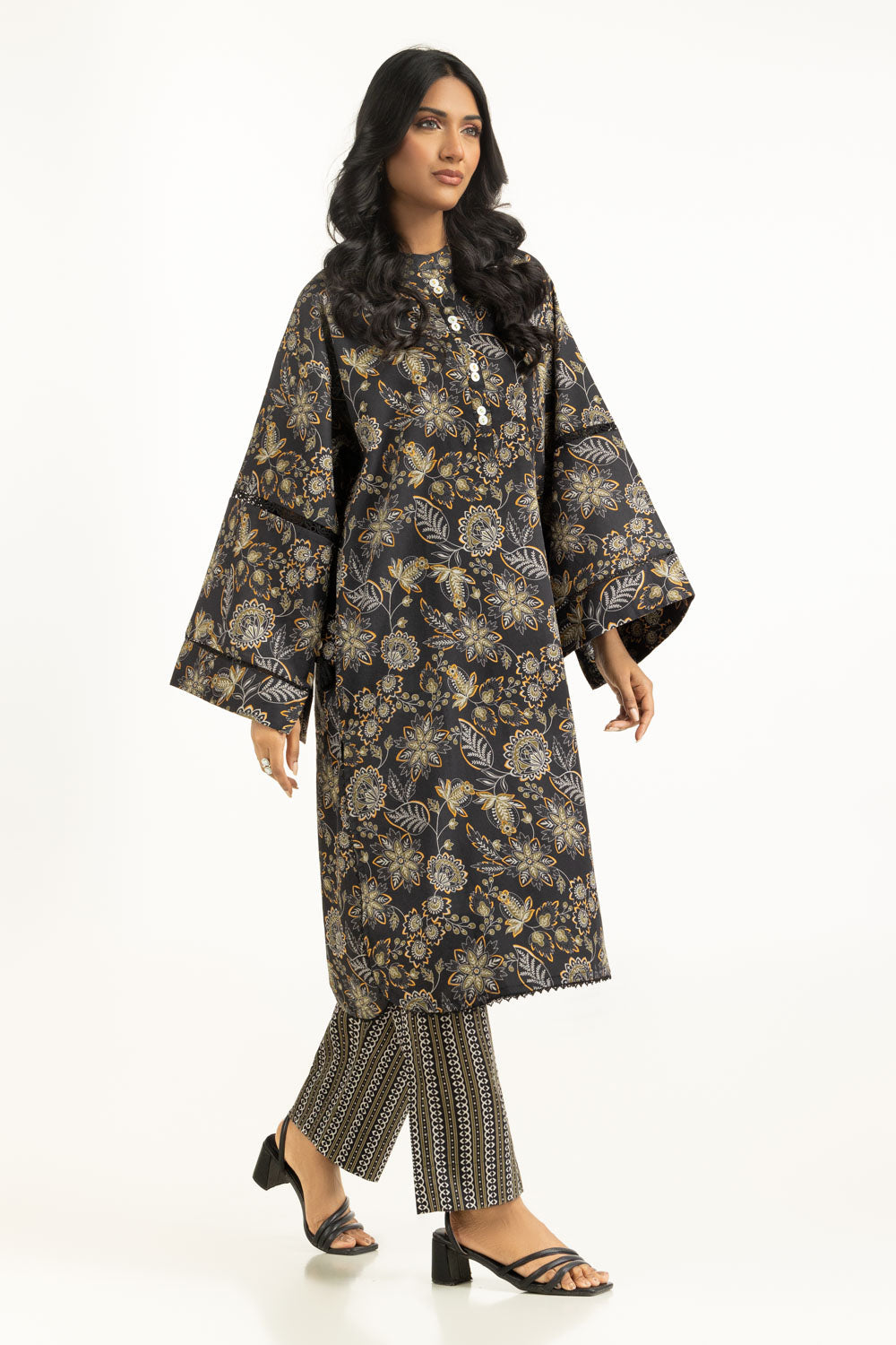 Corduroy Printed Co-Ord Set