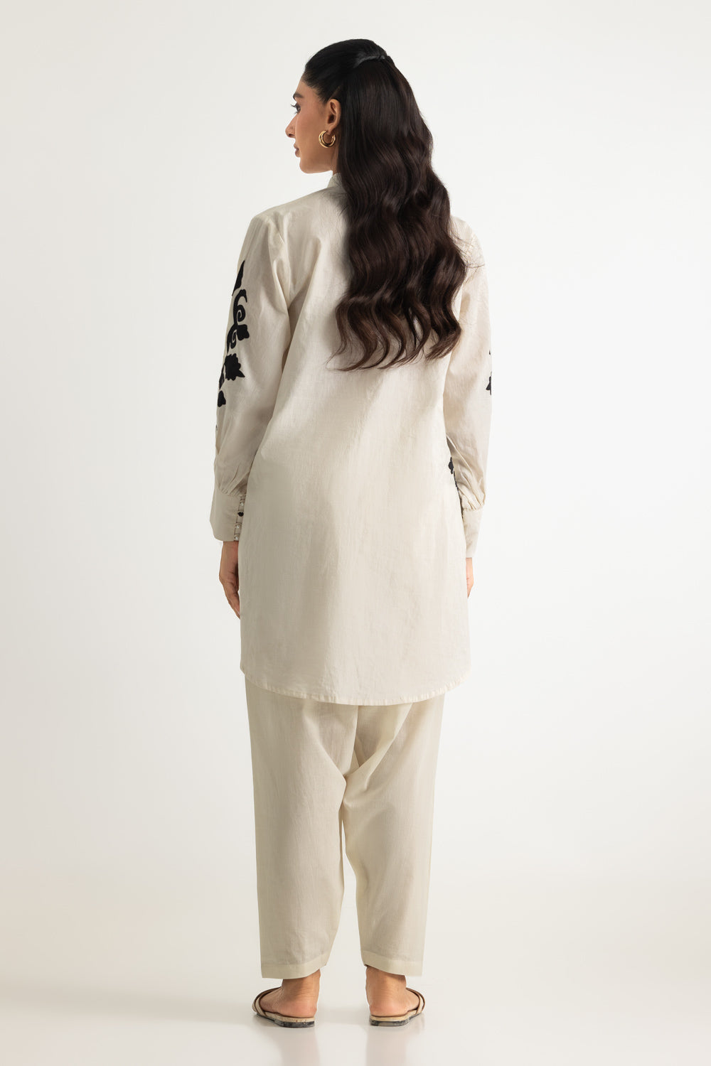 Cotton Bana Dora Embroidered Co-Ord Set