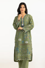 Cotton Bana Dora Embroidered Co-Ord Set