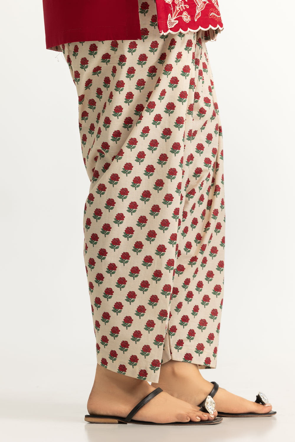 Cotton Bana Dora Embroidered Co-Ord Set