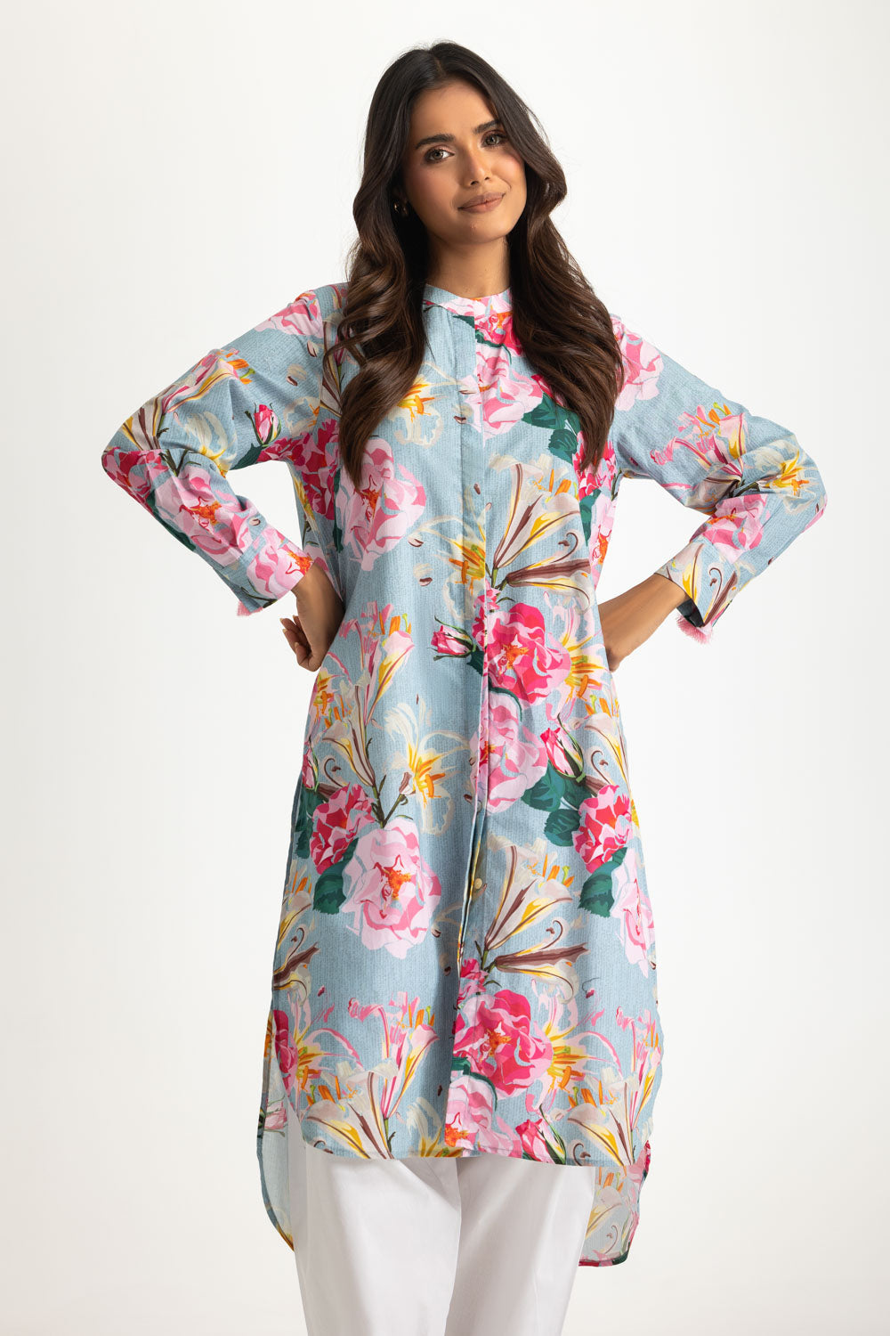 Cotton Bana Dora Printed Shirt