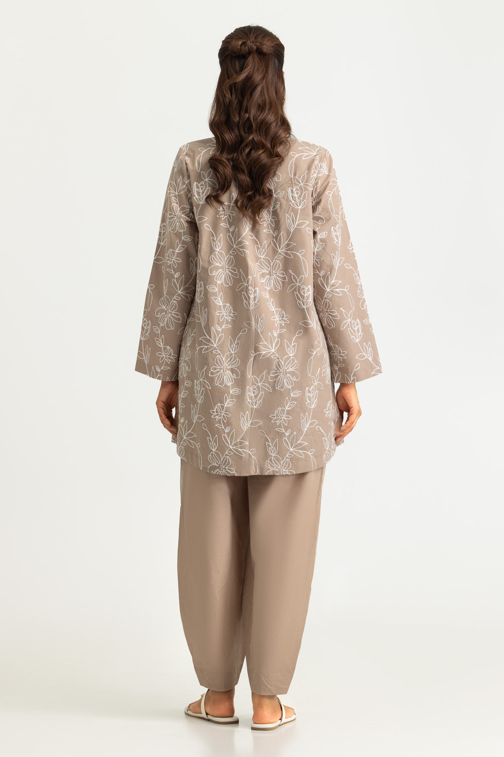 Cotton Embroidered Co-Ord Set