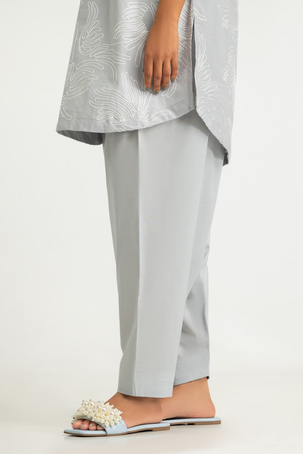 Cotton Embroidered Co-Ord Set