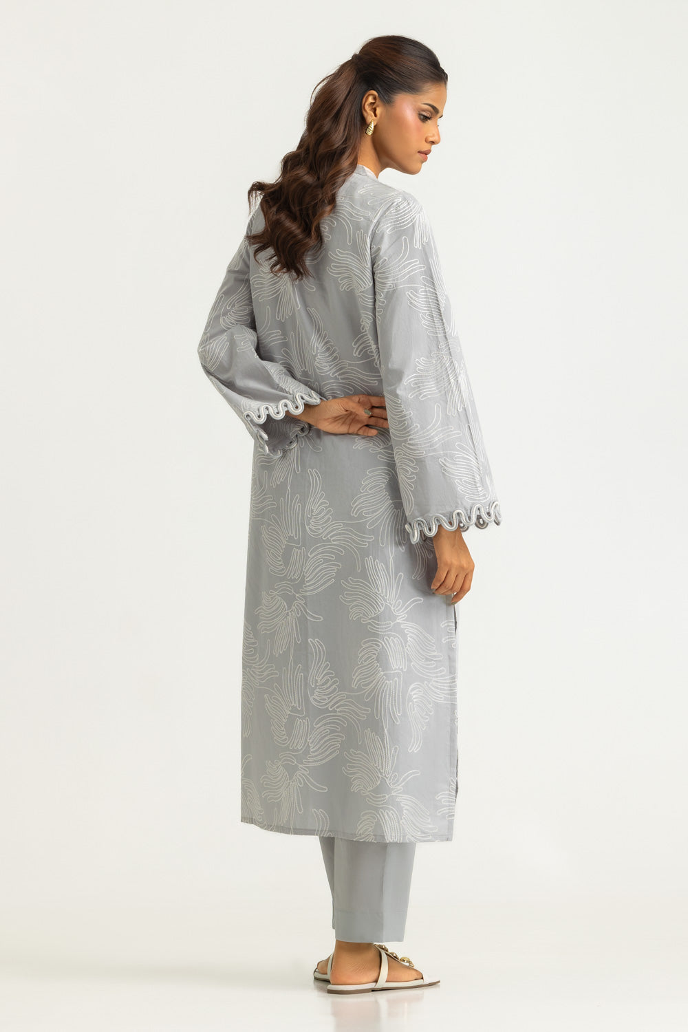 Cotton Embroidered Co-Ord Set