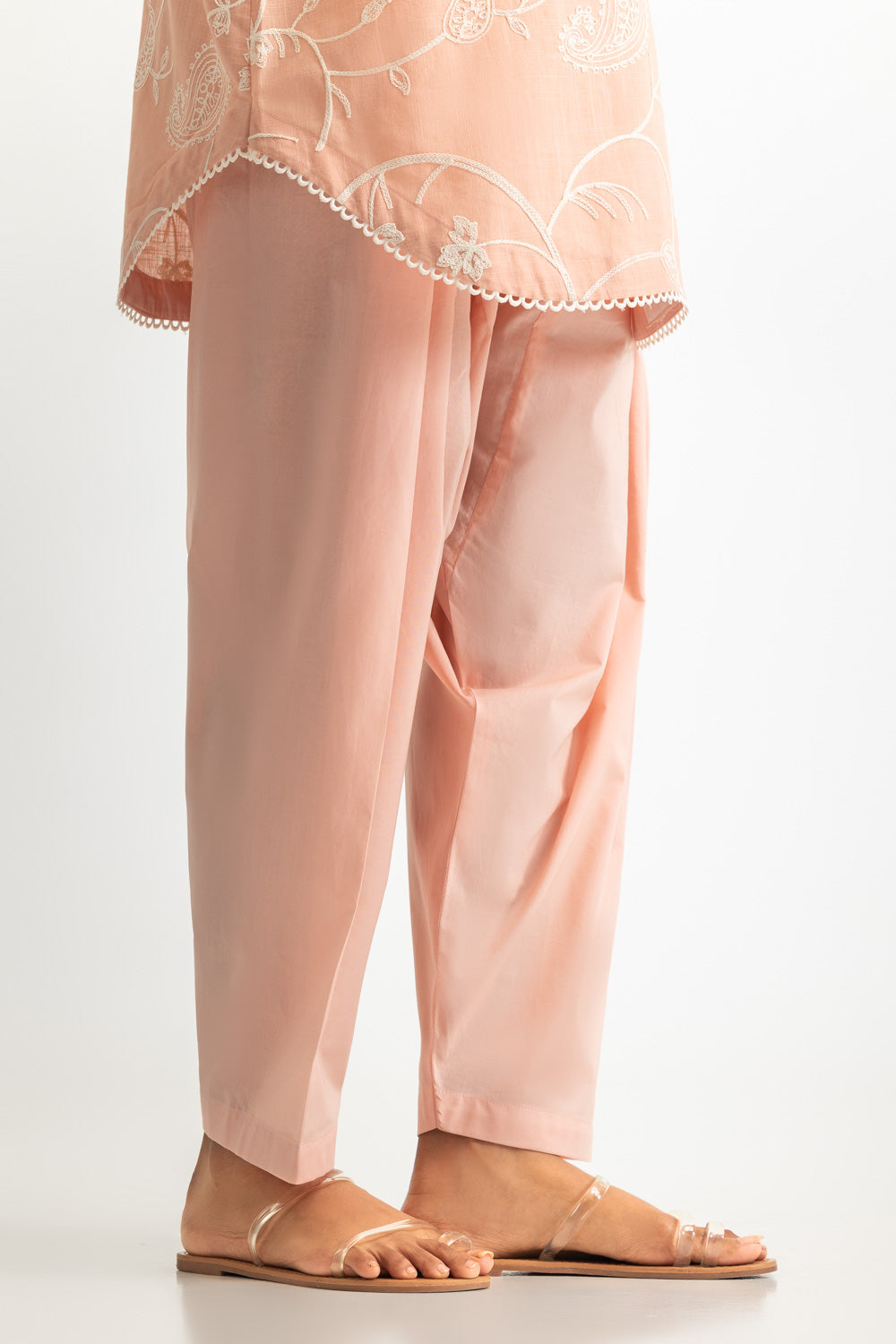 Cotton Embroidered Co-Ord Set