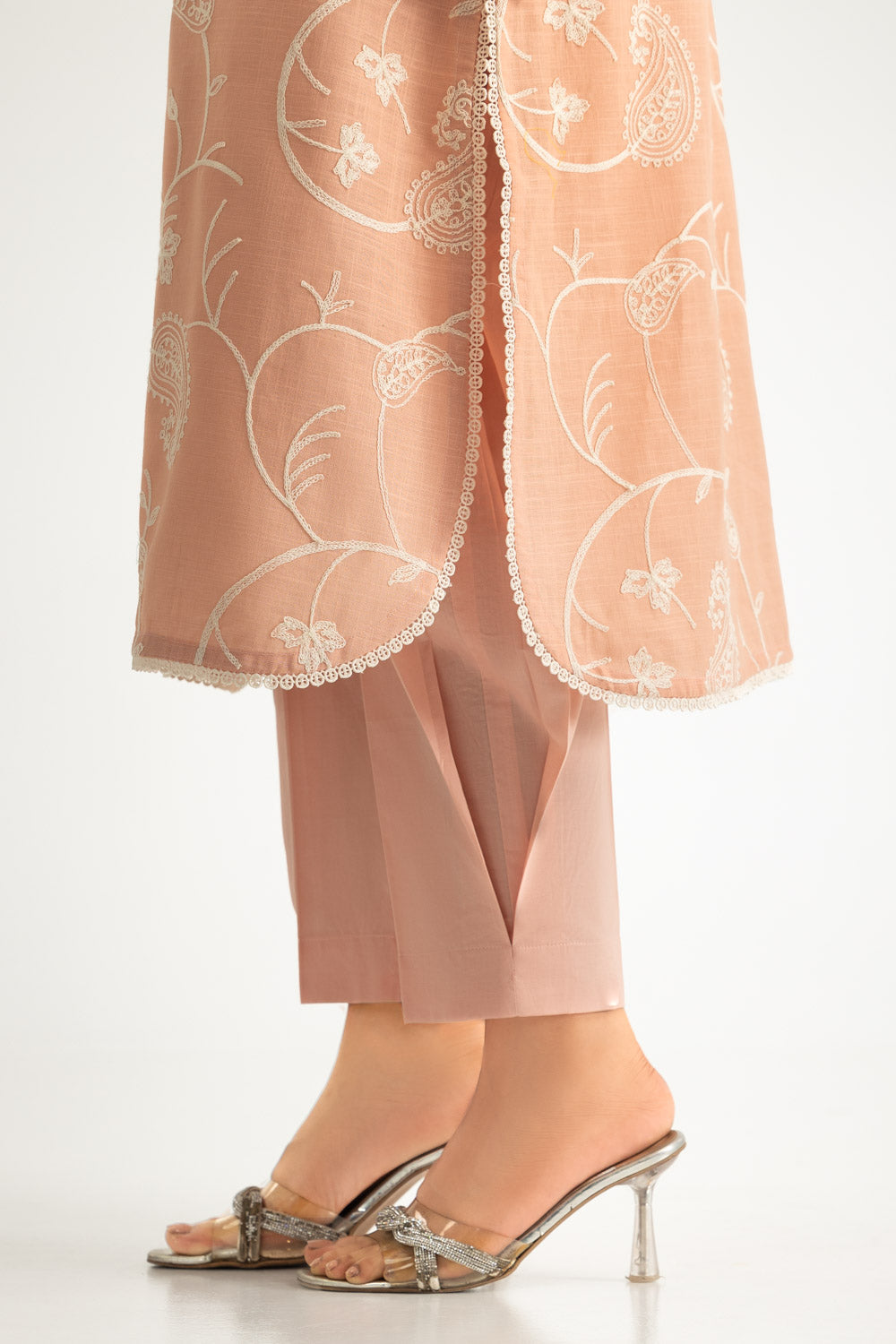 Cotton Embroidered Co-Ord Set