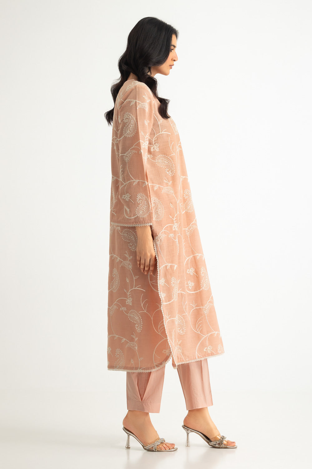 Cotton Embroidered Co-Ord Set