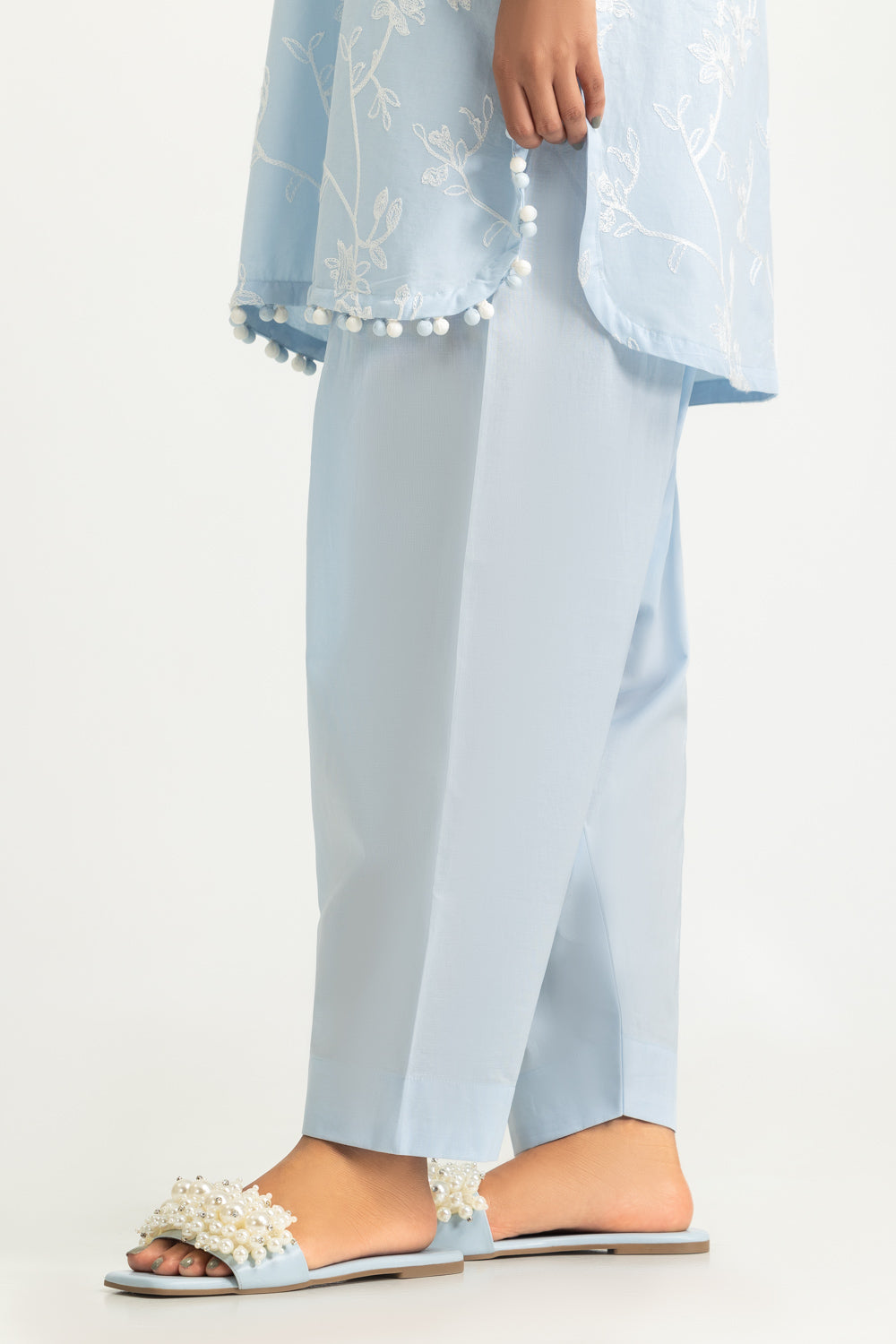 Cotton Embroidered Co-Ord Set