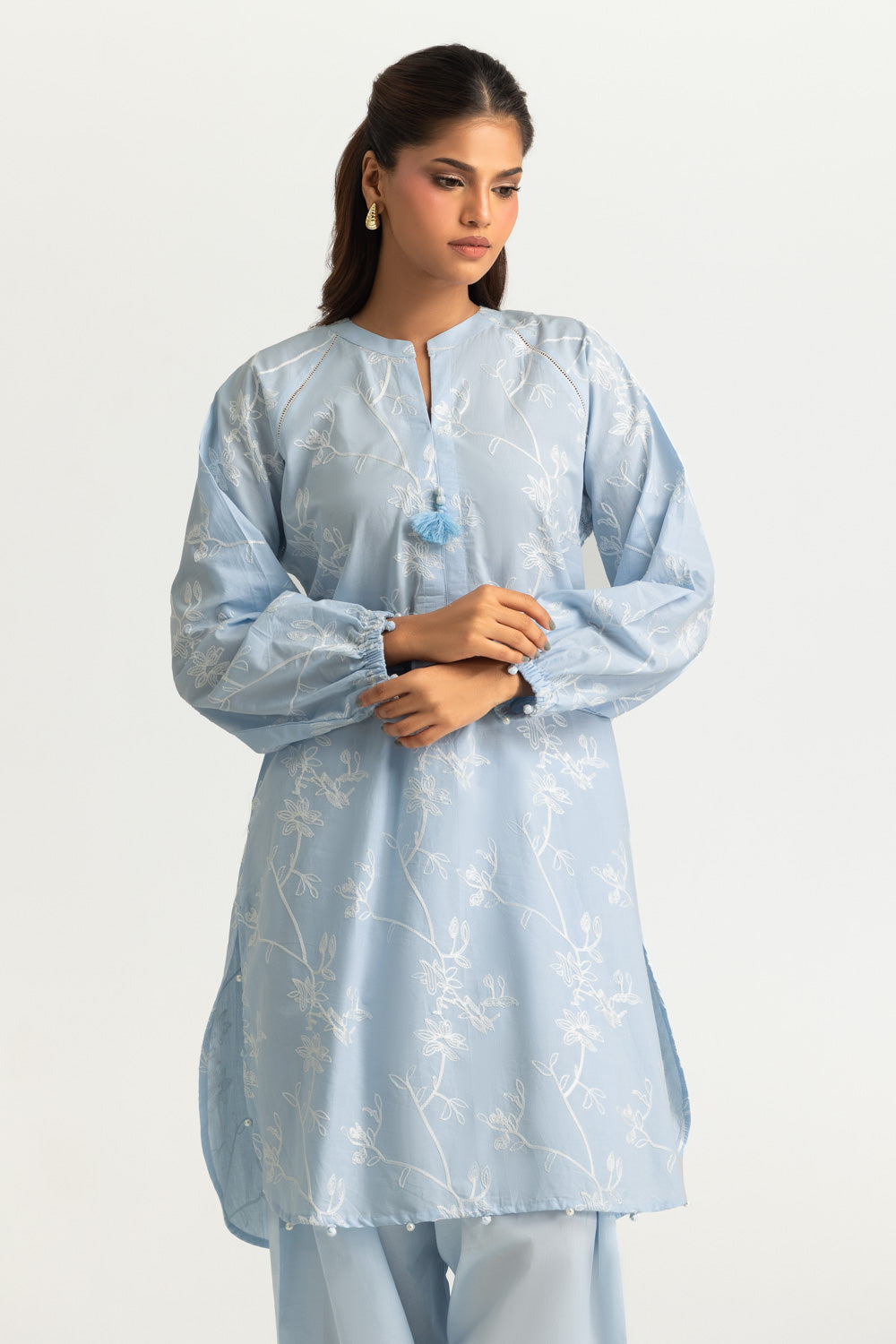 Cotton Embroidered Co-Ord Set