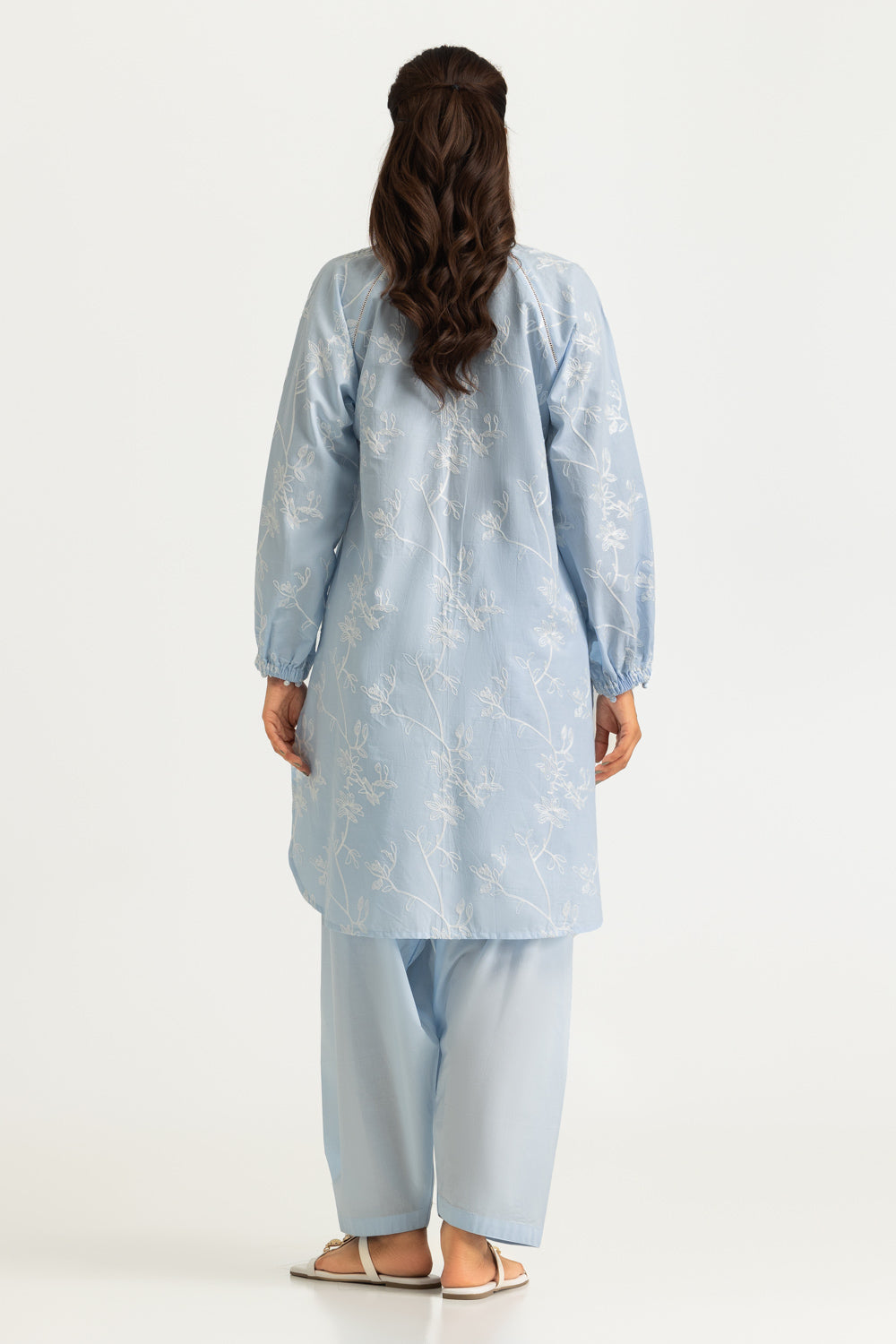 Cotton Embroidered Co-Ord Set