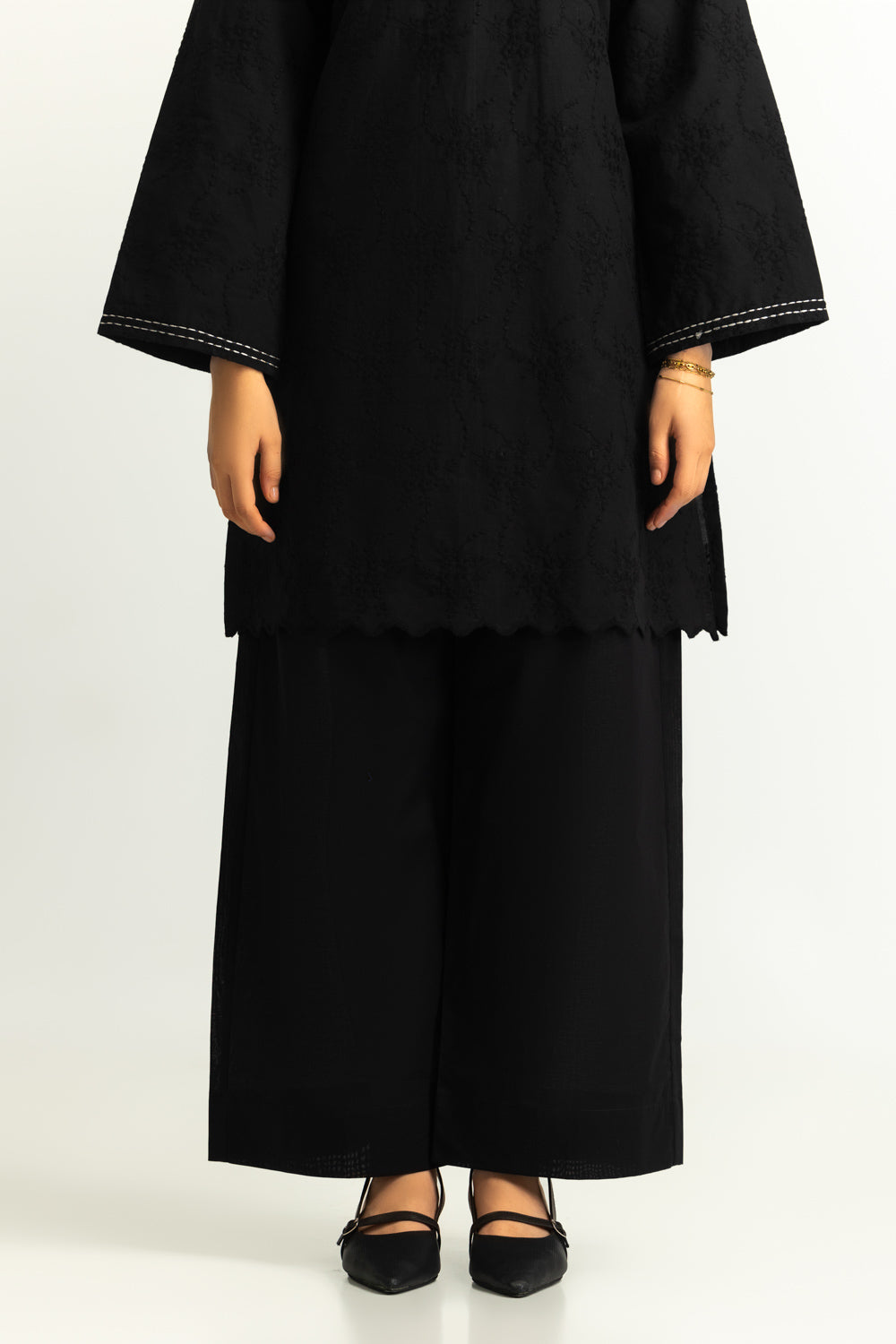 Cotton Embroidered Co-Ord Set