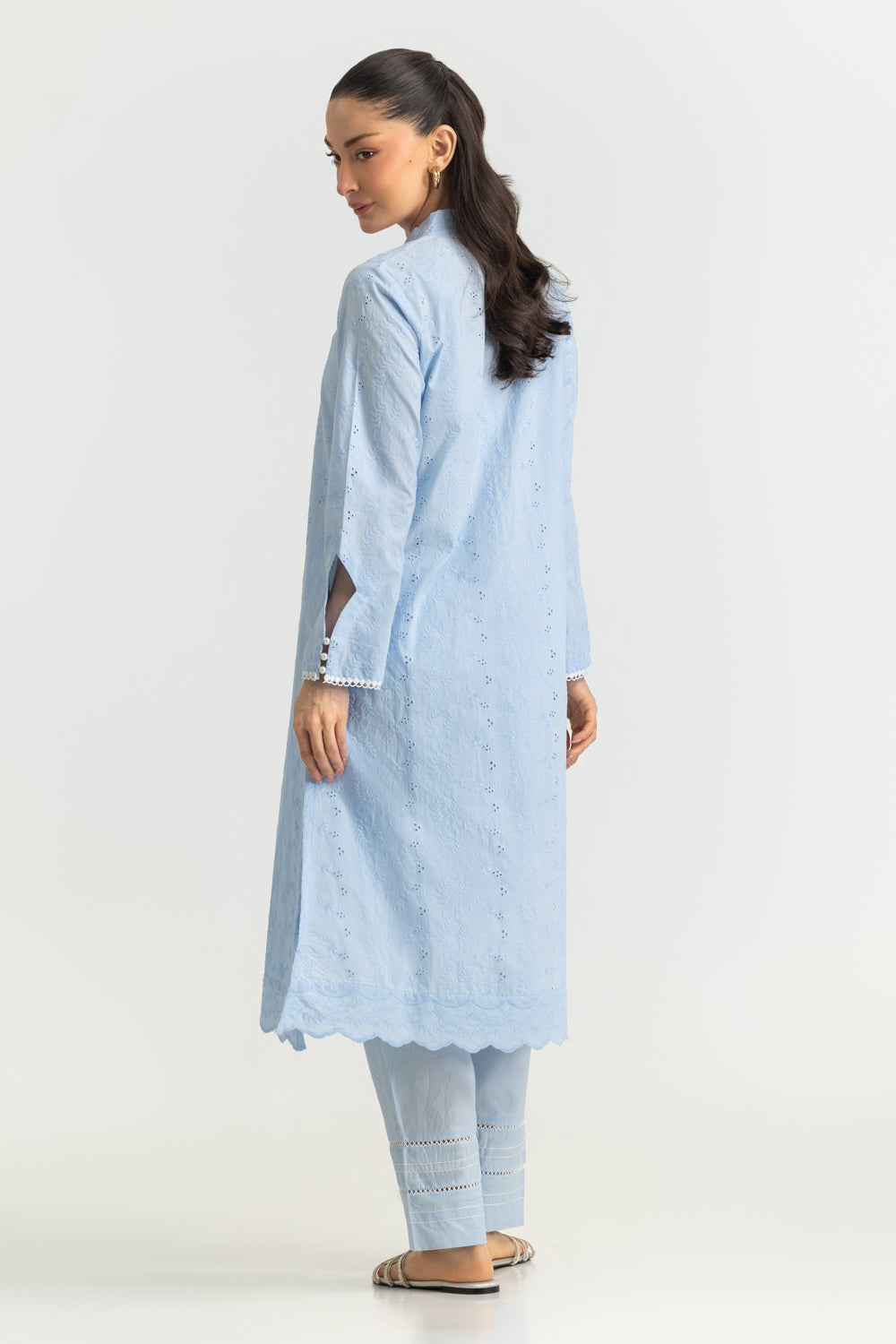 Cotton Embroidered Co-Ord Set