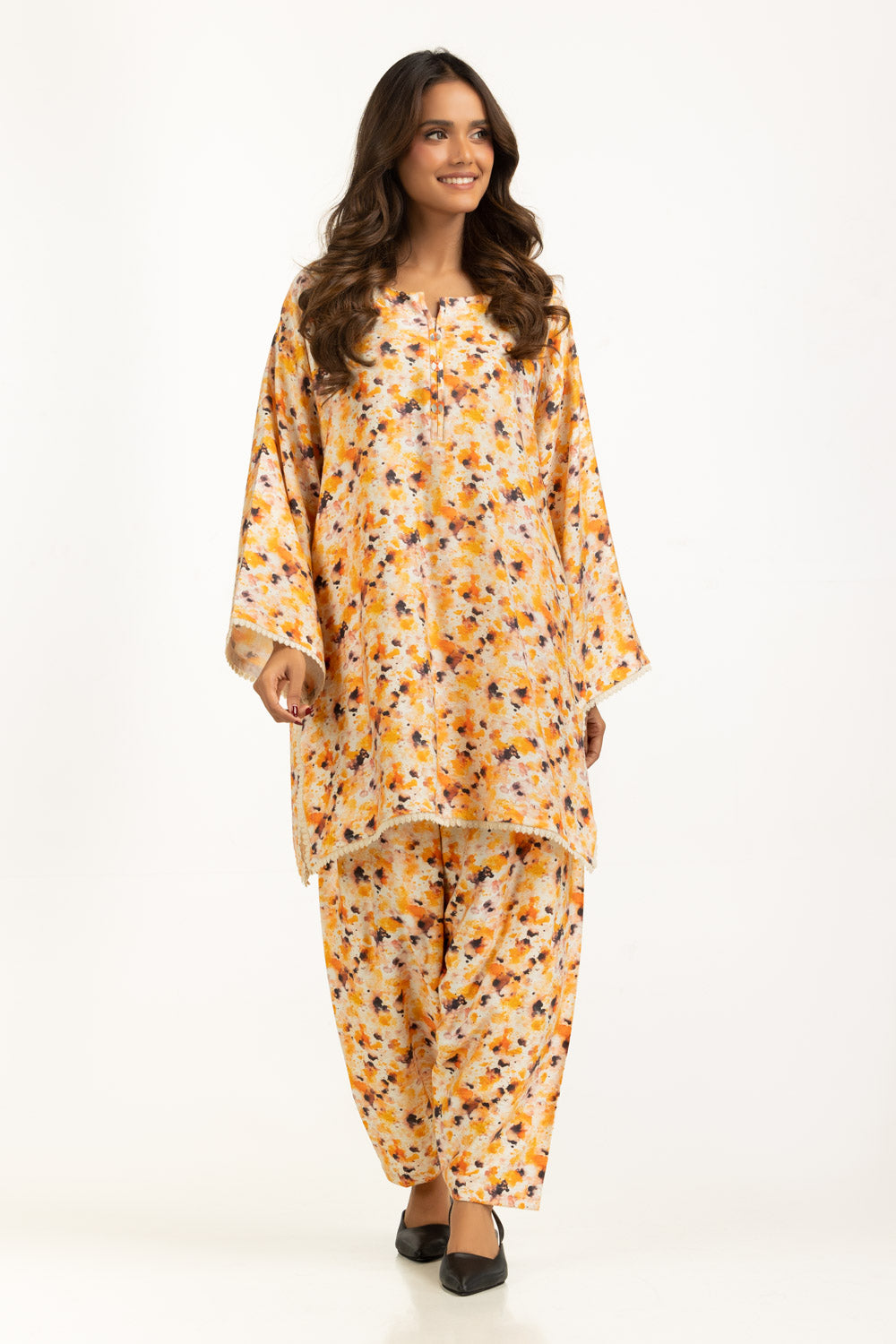 Cotton Nylon Printed Co-Ord Set