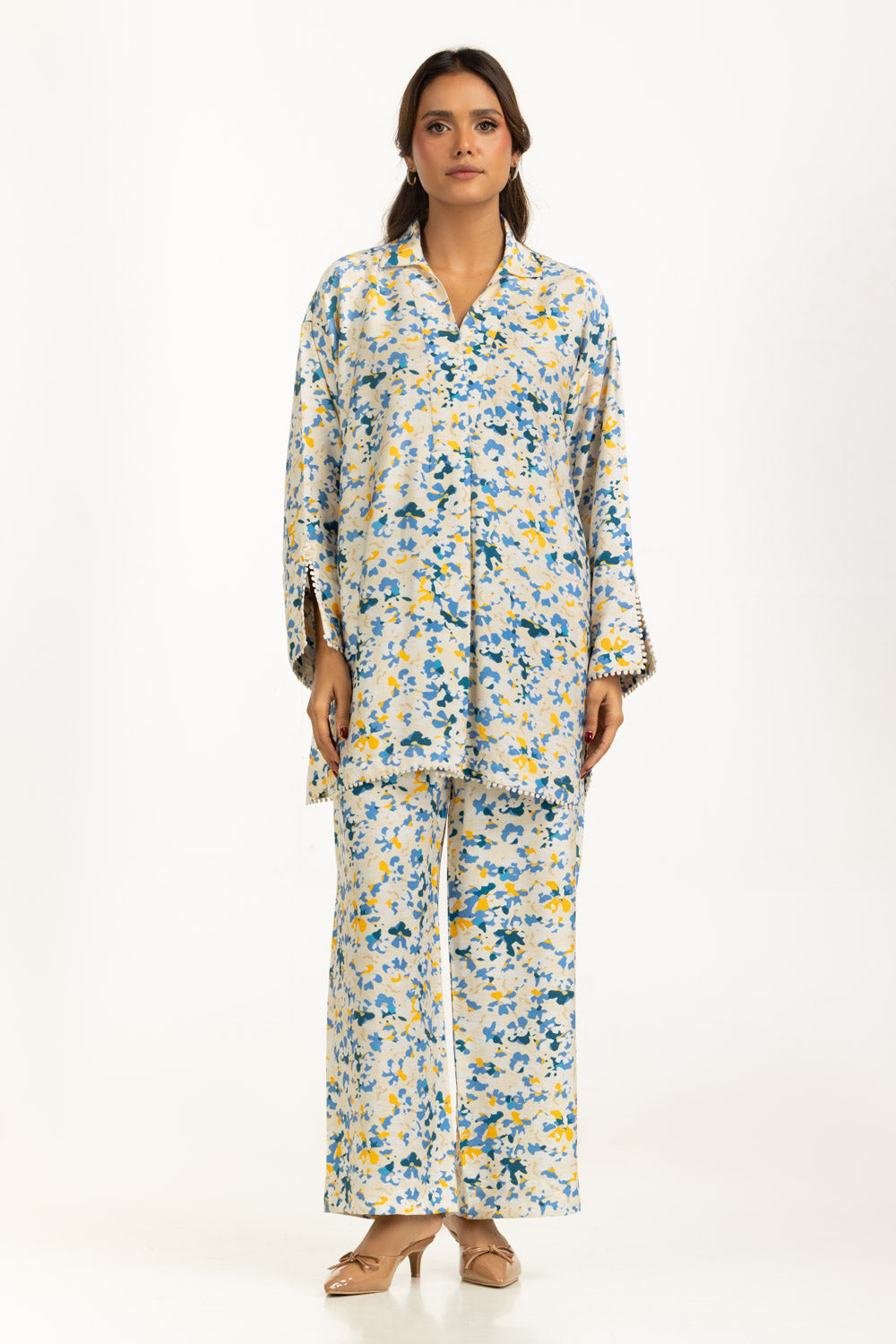Cotton Nylon Printed Co-Ord Set