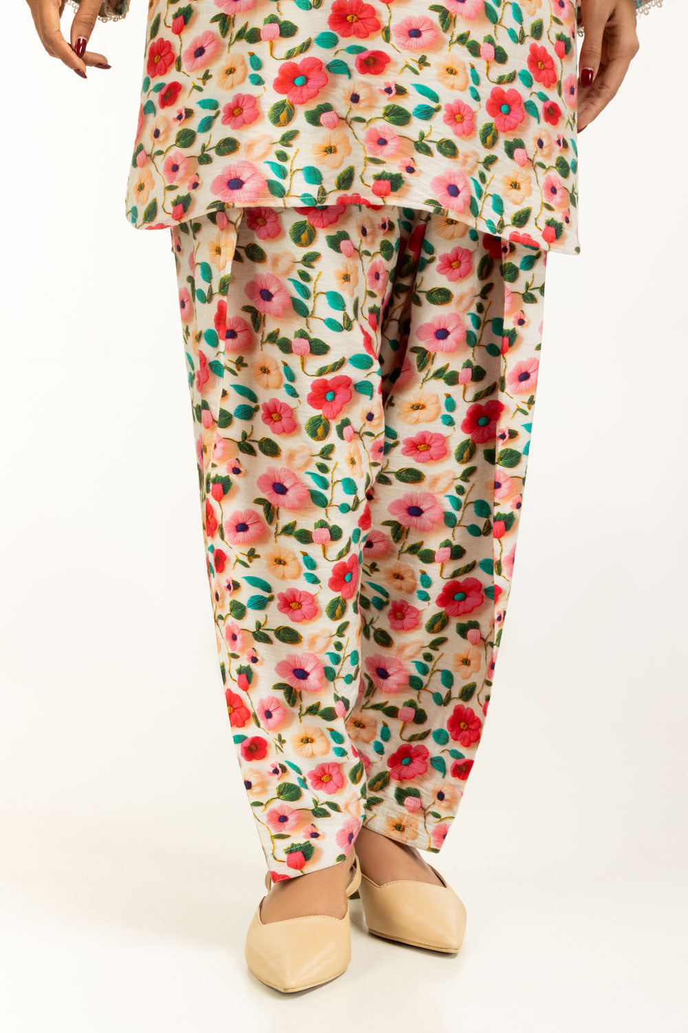 Cotton Nylon Printed Co-Ord Set