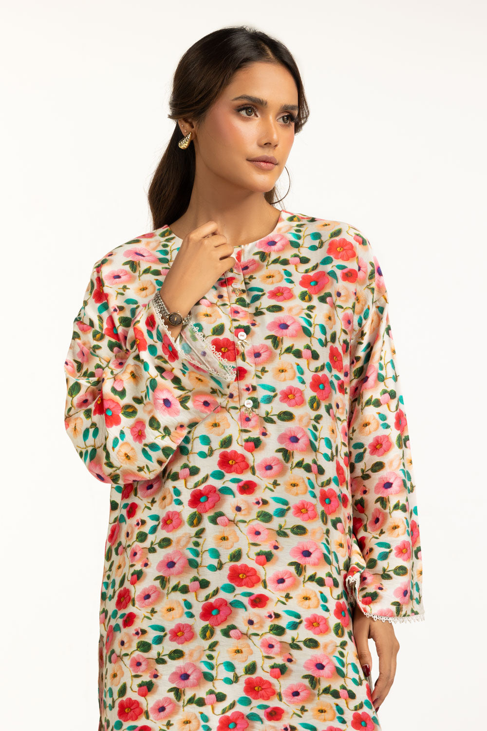 Cotton Nylon Printed Co-Ord Set