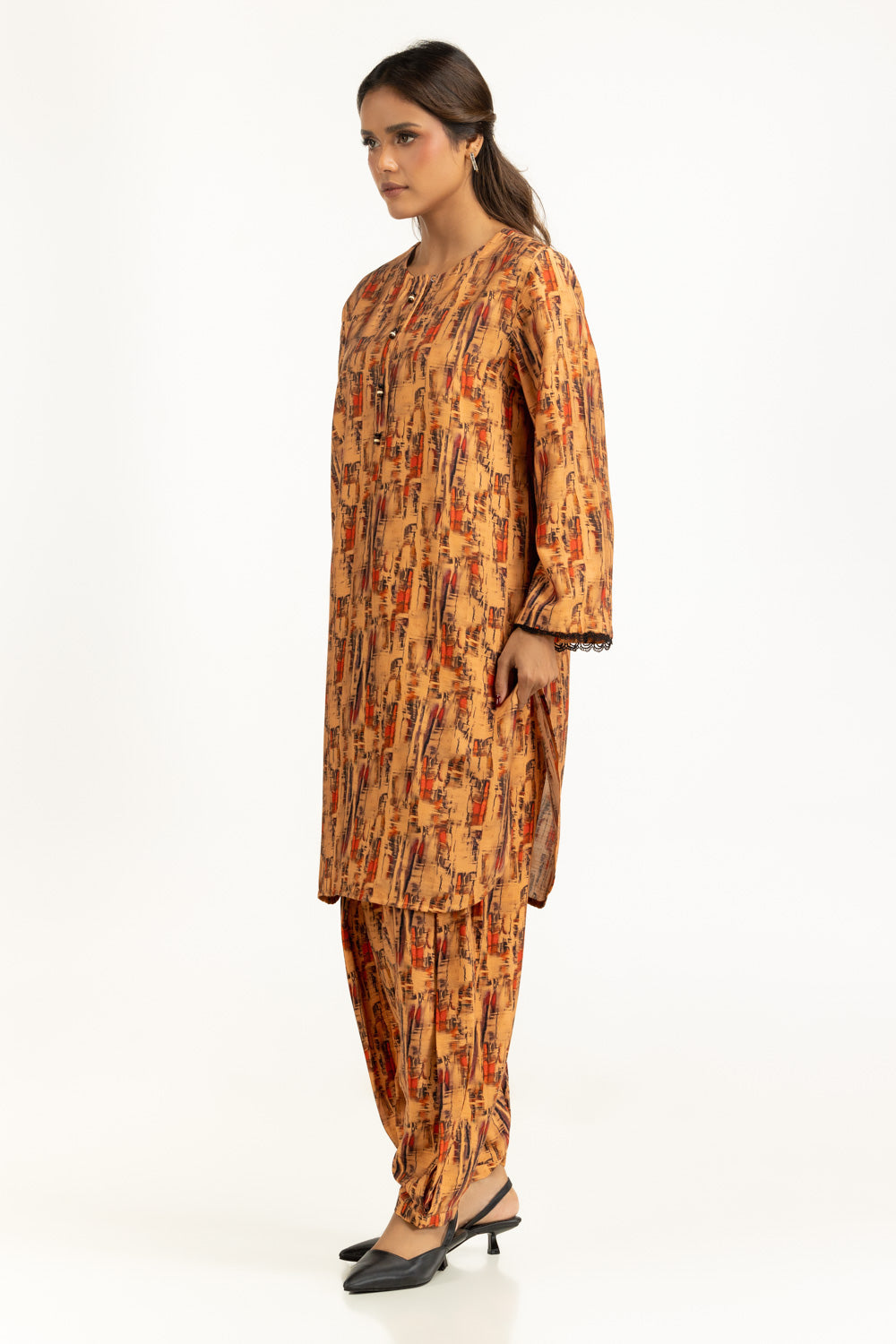 Cotton Nylon Printed Co-Ord Set