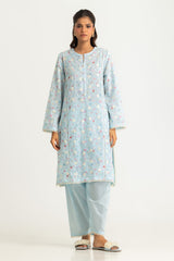 Cotton Printed Co-Ord Set With Embroidered