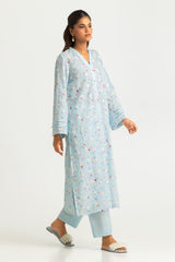 Cotton Printed Co-Ord Set With Embroidered