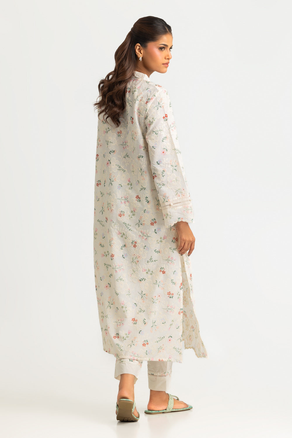 Cotton Printed Co-Ord Set With Embroidered