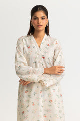 Cotton Printed Co-Ord Set With Embroidered