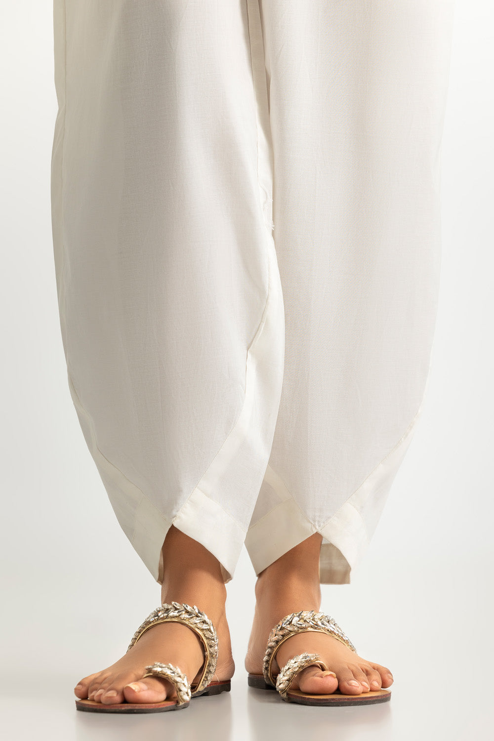 Cotton Printed Shirt With Embroidered And Dyed Trouser