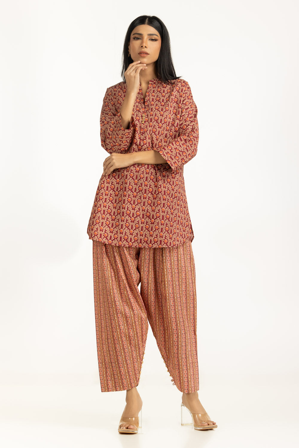 Cotton Viscose Printed Co-Ord Set