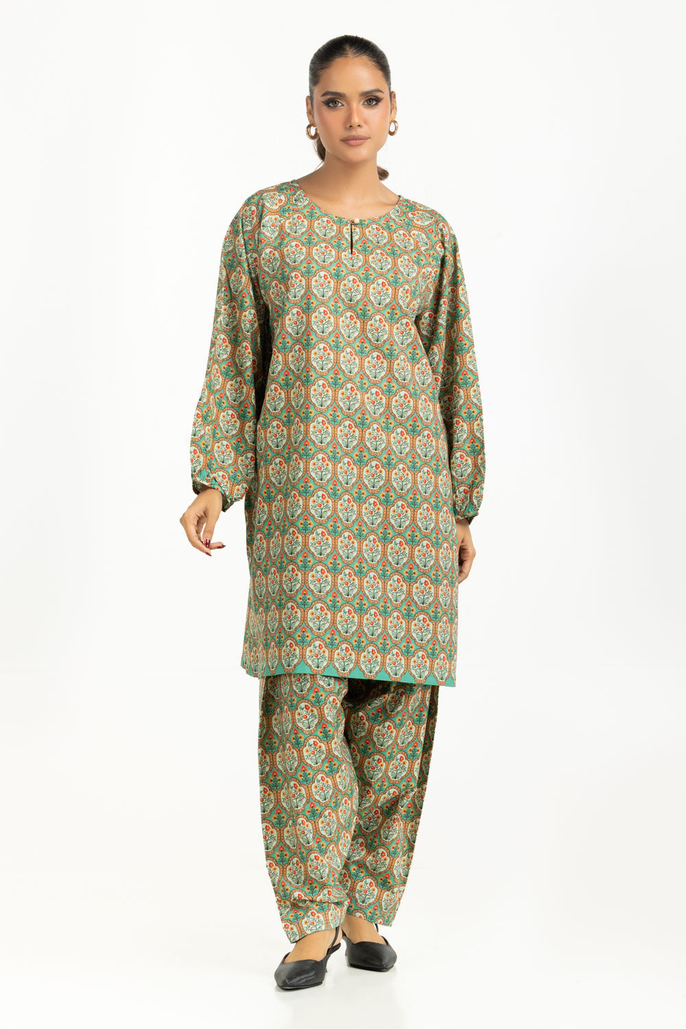 Cotton Viscose Printed Co-Ord Set