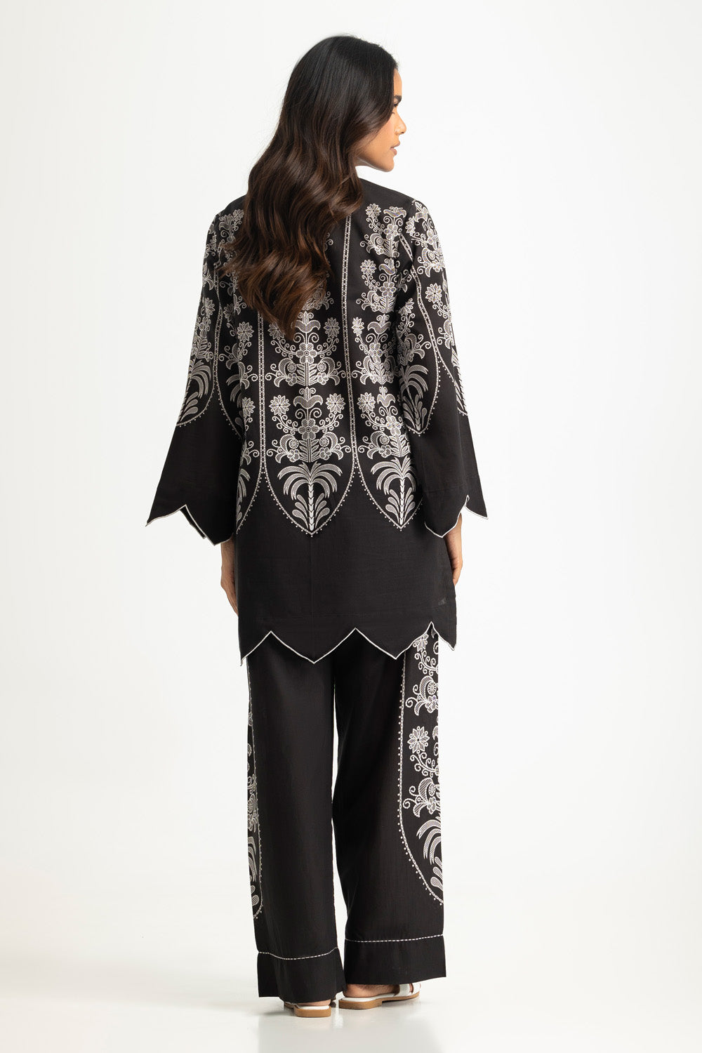 Cotton Viscose Slub Printed Co-Ord Set