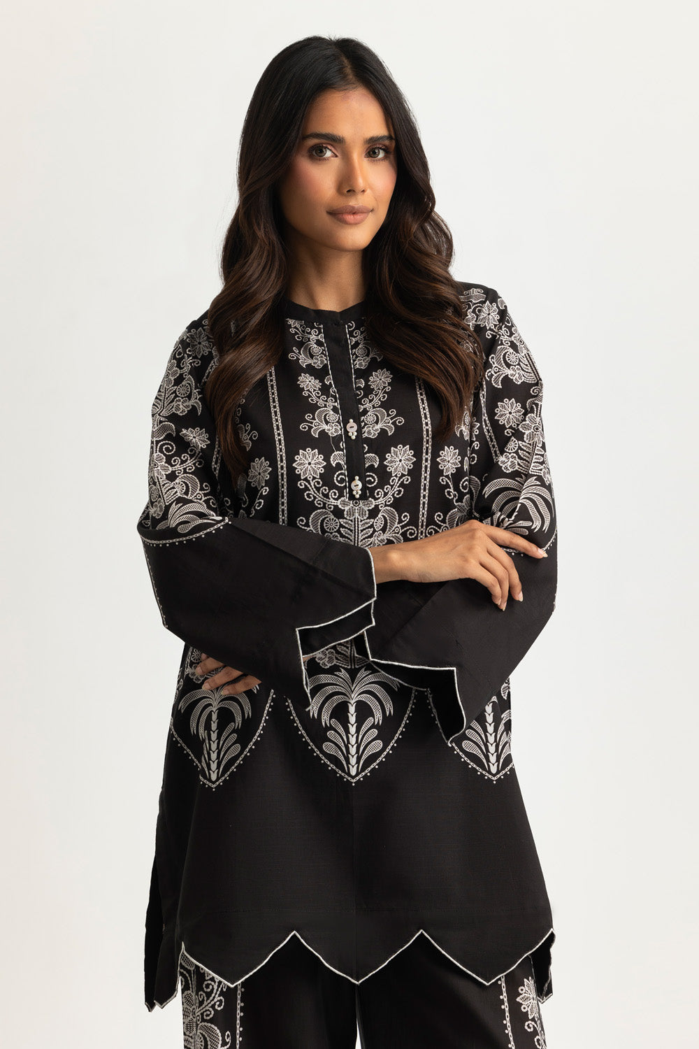 Cotton Viscose Slub Printed Co-Ord Set