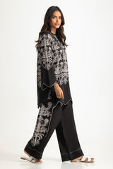 Cotton Viscose Slub Printed Co-Ord Set