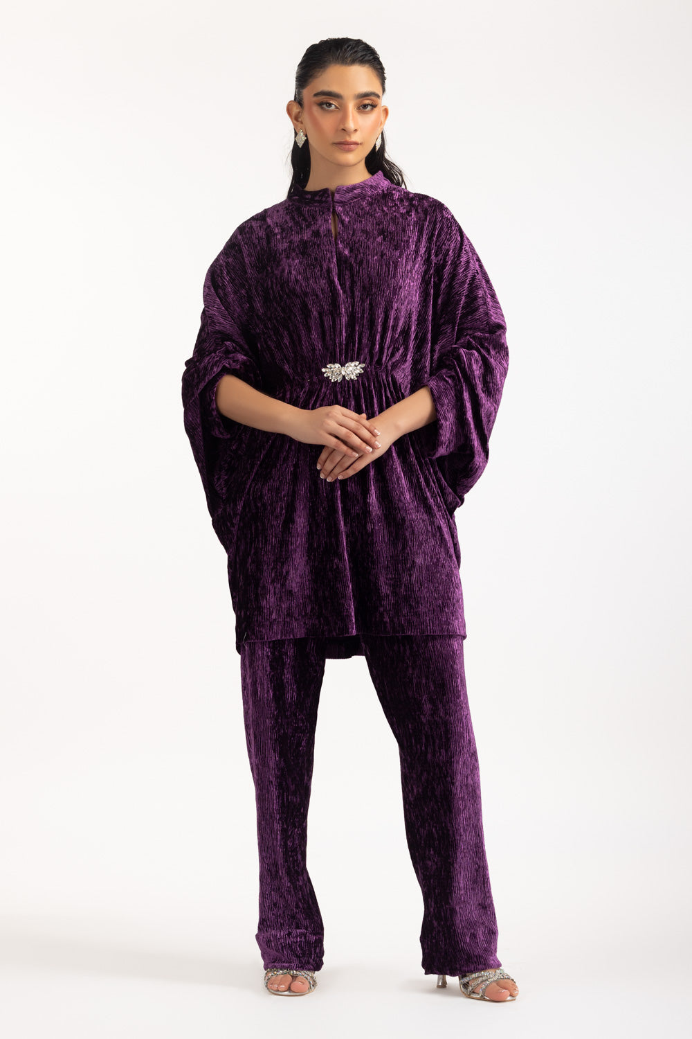Crinkle Velvet Co-Ord Set