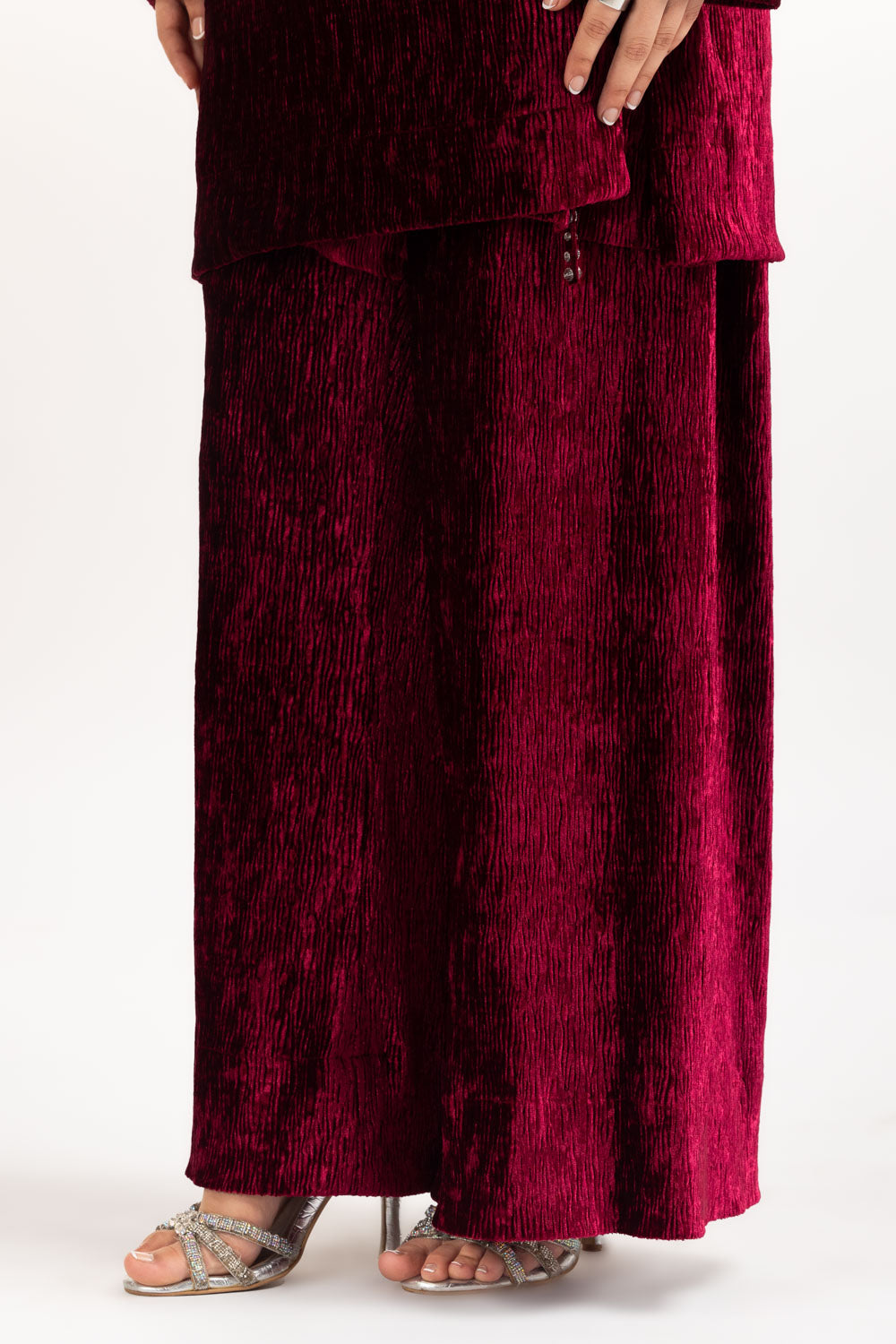 Crinkle Velvet Co-Ord Set