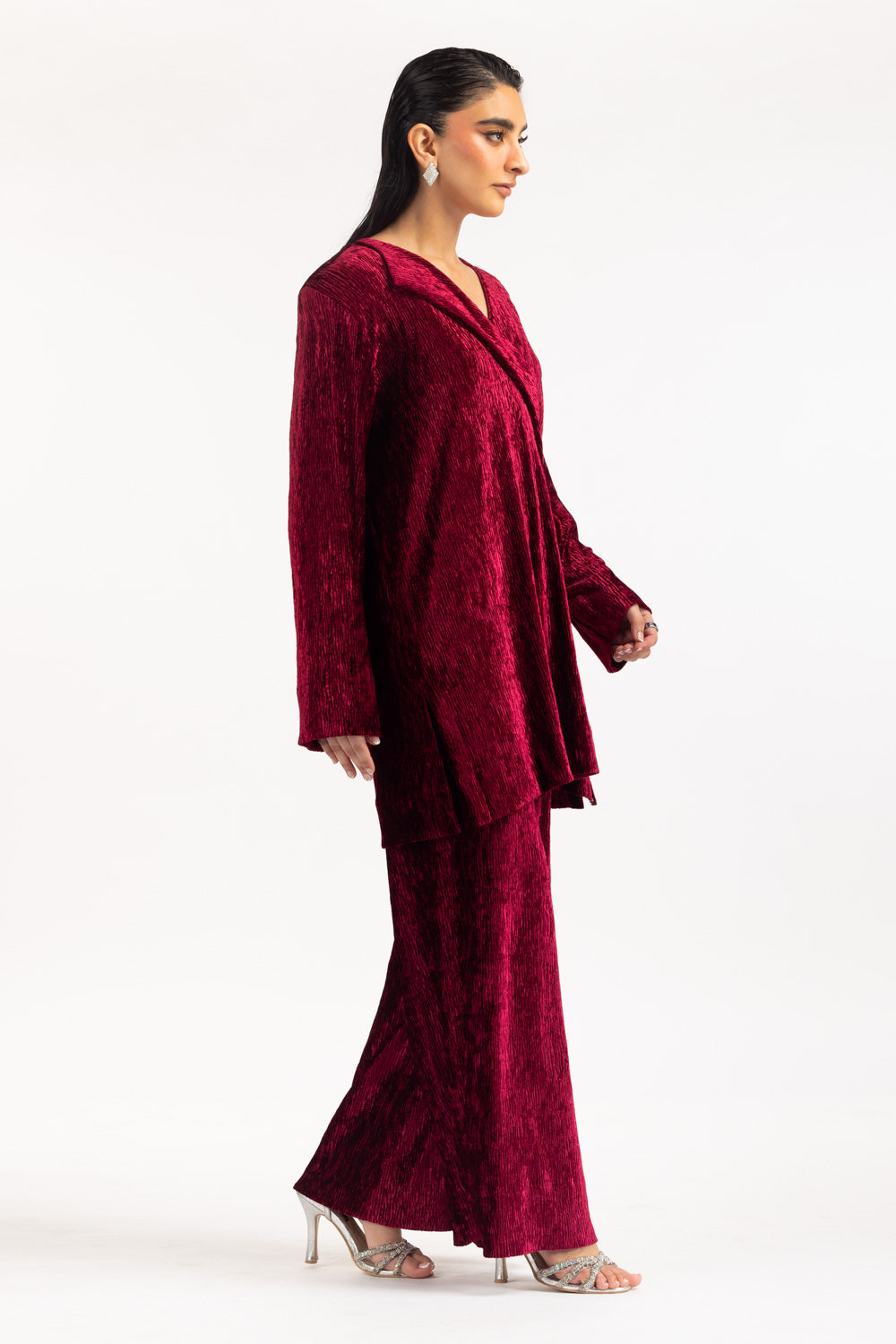Crinkle Velvet Co-Ord Set
