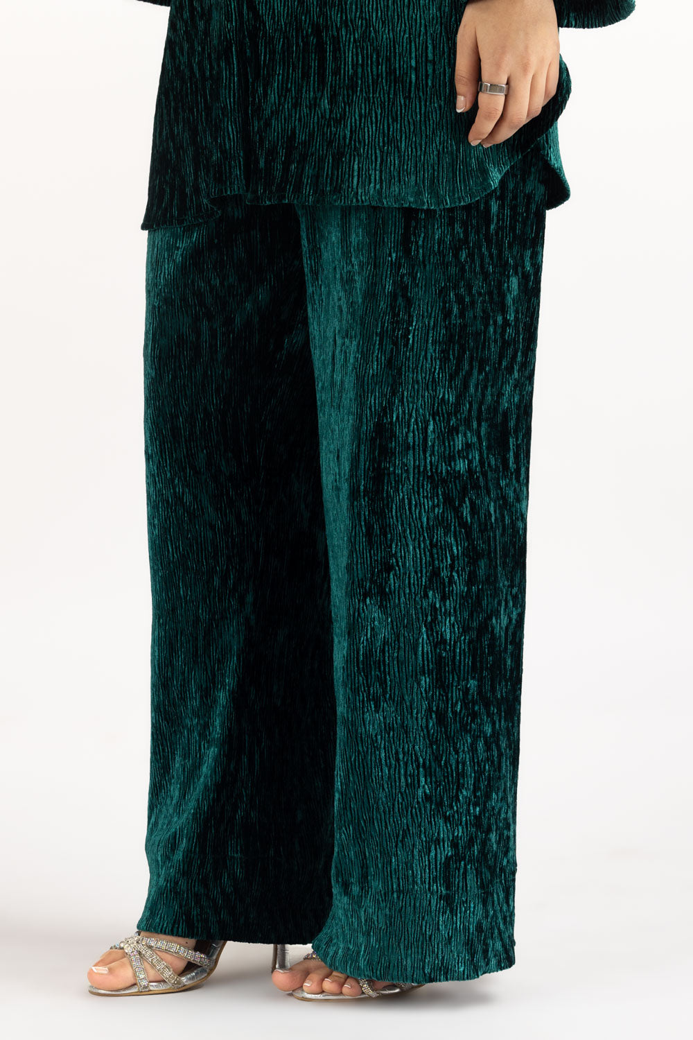 Crinkle Velvet Co-Ord Set