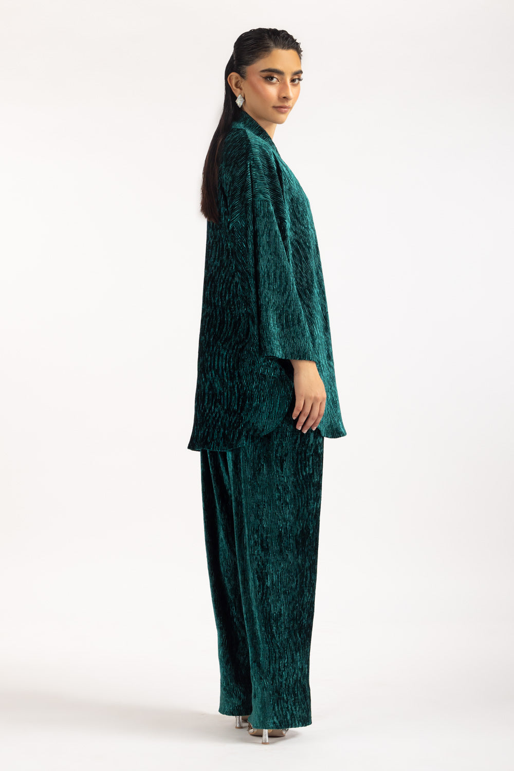 Crinkle Velvet Co-Ord Set