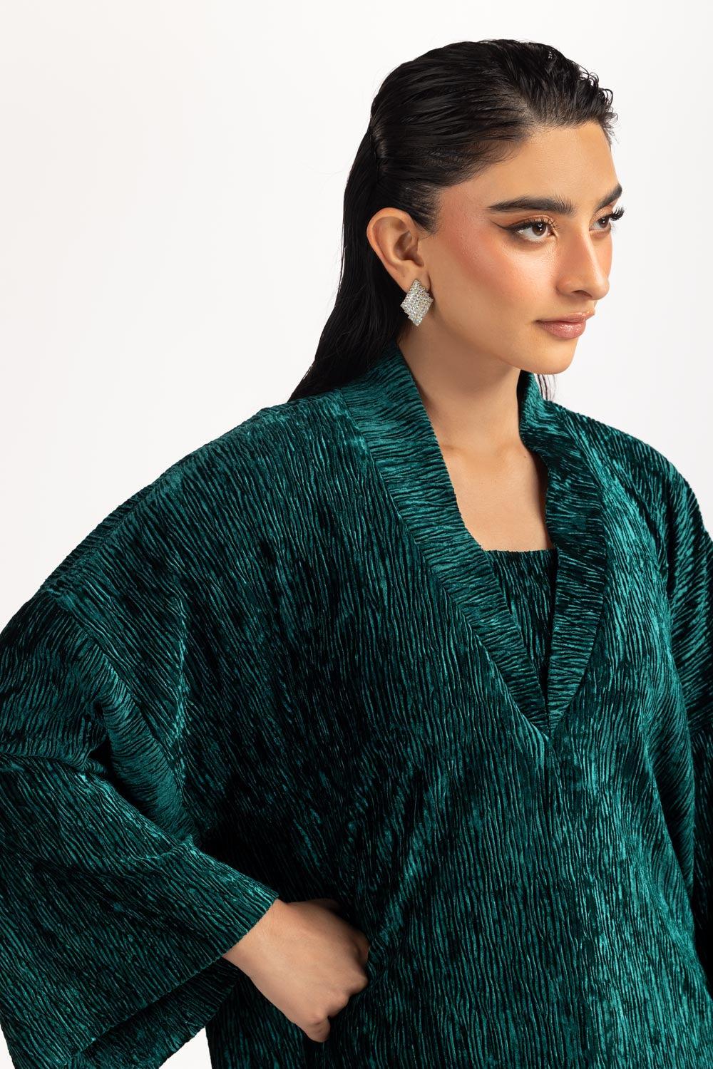 Crinkle Velvet Co-Ord Set