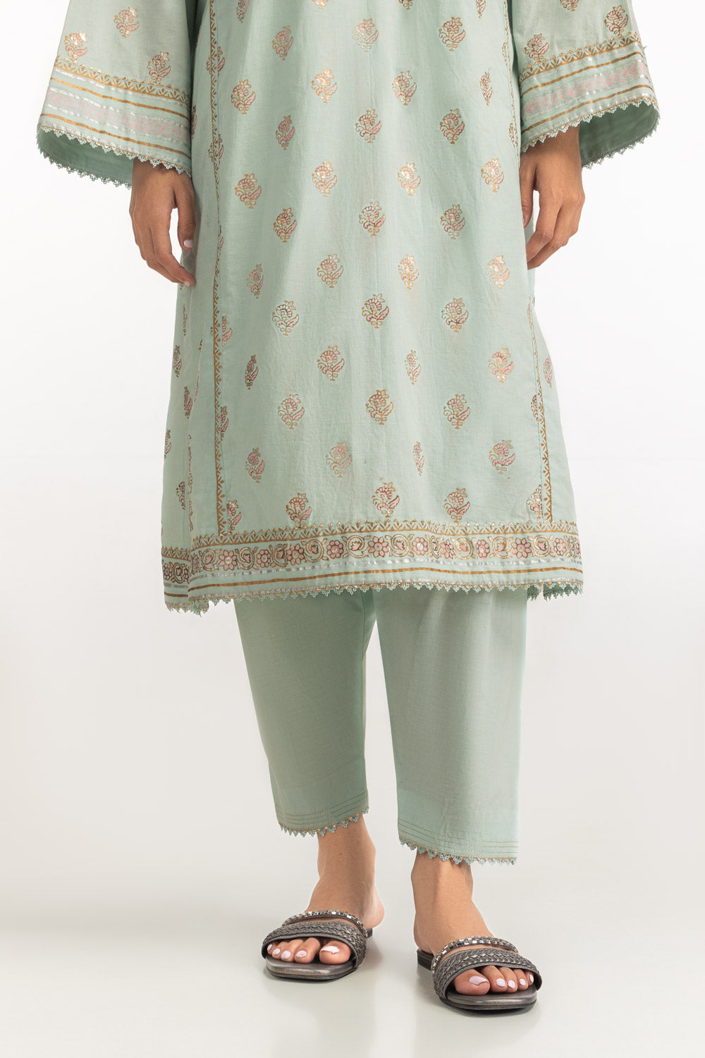Cross Hatch Block Printed Co-Ord Set