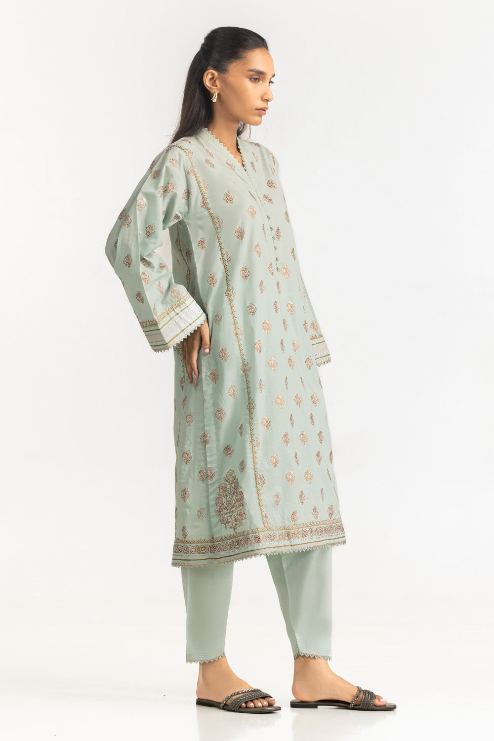Cross Hatch Block Printed Co-Ord Set