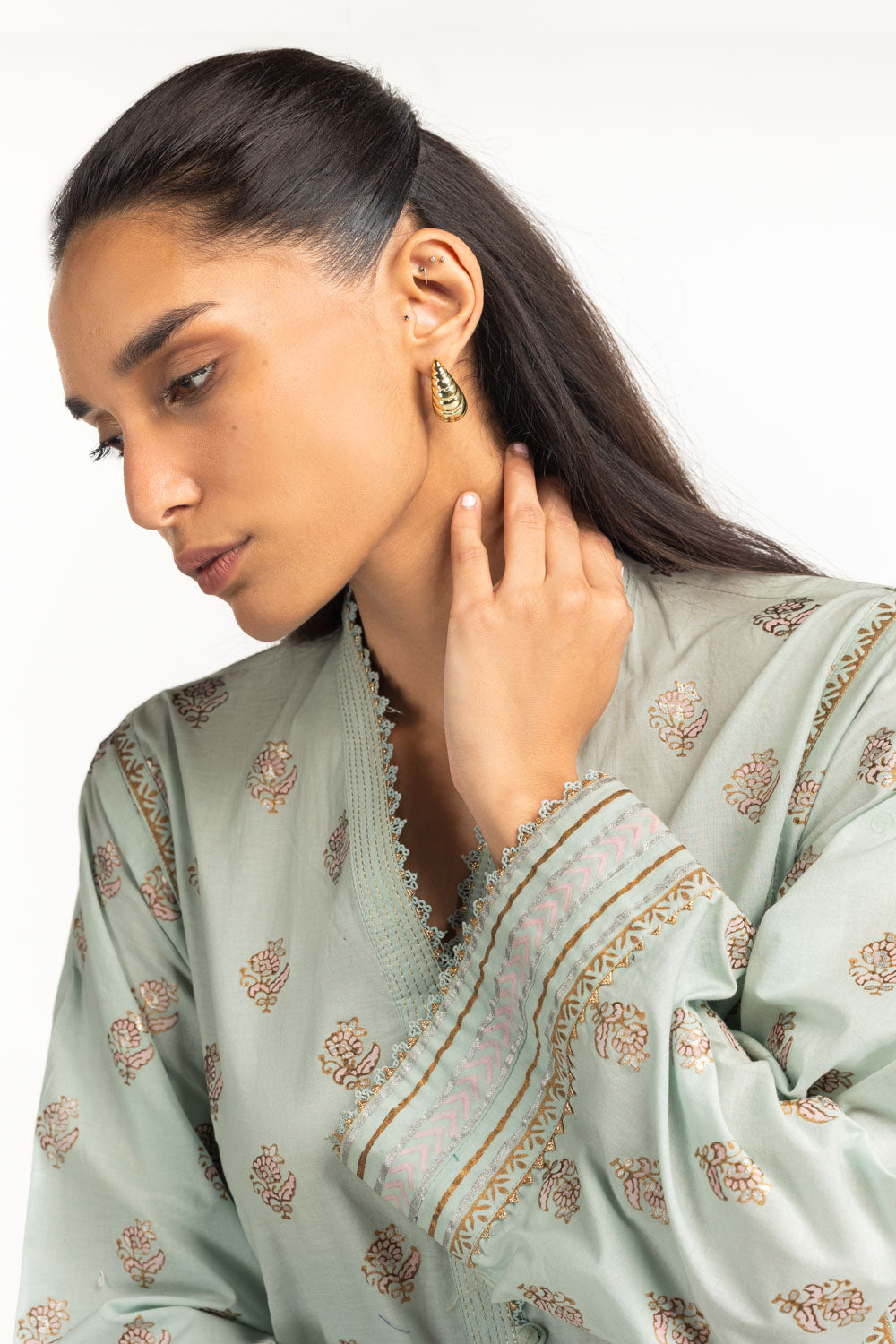 Cross Hatch Block Printed Co-Ord Set